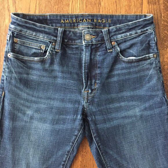 AMERICAN EAGELE Slim Straight denim jeans sz 32 x 34 - Picture 4 of 8